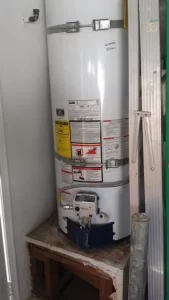 Water Heater Line Burst at Residence