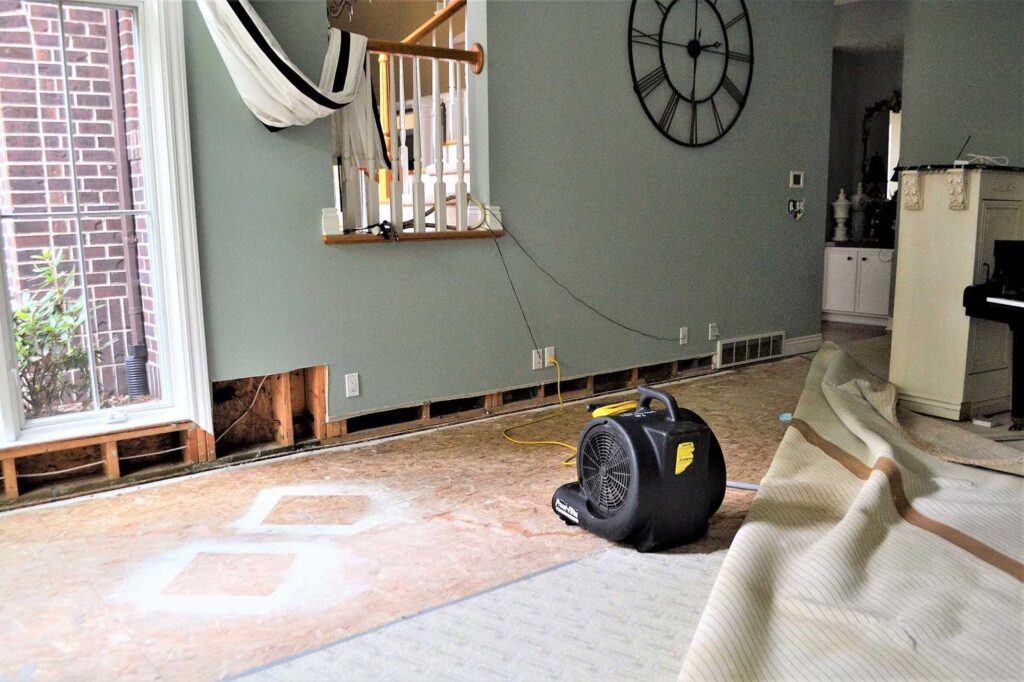 water damage restoration service